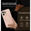 Phonesta Luxury Carbon Fiber Back Cover hoesje met MagSafe voor Oppo Reno14 F/FS - Roze 3