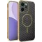 Phonesta Luxury Carbon Fiber Back Cover hoesje met MagSafe voor Oppo Reno14 F/FS - Zwart