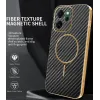 Phonesta Luxury Carbon Fiber Back Cover hoesje met MagSafe voor Oppo Reno14 F/FS - Zwart 2