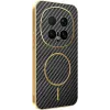 Phonesta Luxury Carbon Fiber Back Cover hoesje met MagSafe voor HONOR Magic8 Pro - Zwart 0
