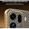 Phonesta Luxury Carbon Fiber Back Cover hoesje met MagSafe voor Oppo Find X9 Pro - Bruin 5