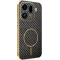Phonesta Luxury Carbon Fiber Back Cover hoesje met MagSafe voor Oppo Find X9 Pro - Zwart