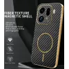 Phonesta Luxury Carbon Fiber Back Cover hoesje met MagSafe voor Oppo Find X9 Pro - Zwart 1