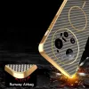 Phonesta Luxury Carbon Fiber Back Cover hoesje met MagSafe voor Xiaomi 17 Ultra - Bruin 7