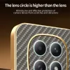 Phonesta Luxury Carbon Fiber Back Cover hoesje met MagSafe voor Xiaomi Redmi Note 15 4G/5G / Xiaomi Poco M8 - Bruin 5