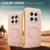Phonesta Luxury Carbon Fiber Back Cover hoesje met MagSafe voor Xiaomi Redmi Note 15 4G/5G / Xiaomi Poco M8 - Roze 4