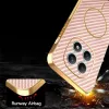 Phonesta Luxury Carbon Fiber Back Cover hoesje met MagSafe voor Xiaomi Redmi Note 15 4G/5G / Xiaomi Poco M8 - Roze 7