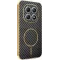 Phonesta Luxury Carbon Fiber Back Cover hoesje met MagSafe voor Xiaomi Redmi Note 15 4G/5G / Xiaomi Poco M8 - Zwart