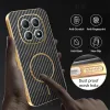 Phonesta Luxury Carbon Fiber Back Cover hoesje met MagSafe voor Xiaomi Redmi Note 15 4G/5G / Xiaomi Poco M8 - Zwart 6