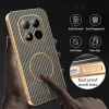 Phonesta Luxury Carbon Fiber Back Cover hoesje met MagSafe voor Xiaomi Redmi Note 15 Pro 5G - Bruin 6