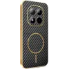 Phonesta Luxury Carbon Fiber Back Cover hoesje met MagSafe voor Xiaomi Redmi Note 15 Pro 5G - Zwart 0