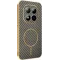 Phonesta Luxury Carbon Fiber Back Cover hoesje met MagSafe voor Xiaomi Redmi Note 15 Pro Plus / Xiaomi Poco M8 Pro - Bruin