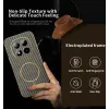 Phonesta Luxury Carbon Fiber Back Cover hoesje met MagSafe voor Xiaomi Redmi Note 15 Pro Plus / Xiaomi Poco M8 Pro - Bruin 2