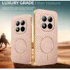 Phonesta Luxury Carbon Fiber Back Cover hoesje met MagSafe voor Xiaomi Redmi Note 15 Pro Plus / Xiaomi Poco M8 Pro - Roze 3