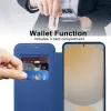 Phonesta Luxury Crystal Book Wallet Case hoesje met MagSafe voor Samsung Galaxy S24 FE - Donkerblauw 3