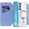 Phonesta Luxury Crystal Book Wallet Case hoesje met MagSafe voor Samsung Galaxy A16 - Lichtblauw 2