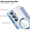 Phonesta Luxury Crystal Book Wallet Case hoesje met MagSafe voor Samsung Galaxy A16 - Lichtblauw 7