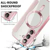 Phonesta Luxury Crystal Book Wallet Case hoesje met MagSafe voor Samsung Galaxy S25/S24 - Roze 5