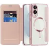 Phonesta Luxury Crystal Book Wallet Case hoesje met MagSafe voor Samsung Galaxy S25 Edge - Roze 2