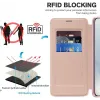 Phonesta Luxury Crystal Book Wallet Case hoesje met MagSafe voor Samsung Galaxy S25 Edge - Roze 3