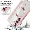 Phonesta Luxury Crystal Puffed Book Wallet Case hoesje met MagSafe voor Samsung Galaxy S25 Plus/S24 Plus - Roze 5
