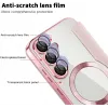 Phonesta Luxury Crystal Puffed Book Wallet Case hoesje met MagSafe voor Samsung Galaxy S25 Plus/S24 Plus - Roze 6