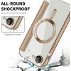 Phonesta Luxury Crystal Puffed Book Wallet Case hoesje met MagSafe voor Apple iPhone 17e/16e - Desert Goud 6
