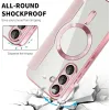 Phonesta Luxury Crystal Puffed Book Wallet Case hoesje met MagSafe voor Samsung Galaxy A36/A56 - Roze 7