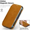 Phonesta Luxury Leather Book Wallet Case hoesje met MagSafe voor Google Pixel 9a - Lichtbruin 5