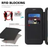 Phonesta Luxury Leather Book Wallet Case hoesje met MagSafe voor Google Pixel 9a - Zwart 6