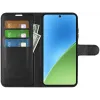 Phonesta Litchi Skin Book Wallet Case hoesje voor Xiaomi 15 - Zwart 4