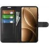 Phonesta Litchi Skin Book Wallet Case hoesje voor Xiaomi Poco F7 Ultra - Zwart 4