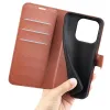 Phonesta Litchi Skin Book Wallet Case hoesje voor OnePlus 15 - Bruin 5