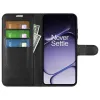 Phonesta Litchi Skin Book Wallet Case hoesje voor OnePlus Nord 6 - Zwart 3