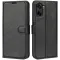 Phonesta Litchi Skin Book Wallet Case hoesje voor OnePlus Nord CE5 - Zwart