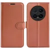 Phonesta Litchi Skin Book Wallet Case hoesje voor HONOR Magic8 Pro - Bruin 0