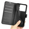 Phonesta Litchi Skin Book Wallet Case hoesje voor Xiaomi 15T Pro - Zwart 5