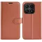 Phonesta Litchi Skin Book Wallet Case hoesje voor Xiaomi 17 - Bruin