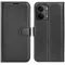 Phonesta Litchi Skin Book Wallet Case hoesje voor Xiaomi Poco X8 Pro Max - Zwart