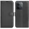 Phonesta Litchi Skin Book Wallet Case hoesje voor Xiaomi Redmi 15C / Xiaomi Poco C85 - Zwart