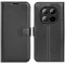 Phonesta Litchi Skin Book Wallet Case hoesje voor Xiaomi Redmi Note 15 4G/5G / Xiaomi Poco M8 - Zwart
