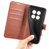 Phonesta Litchi Skin Book Wallet Case hoesje voor Xiaomi Redmi Note 15 Pro 5G - Bruin 5