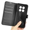 Phonesta Litchi Skin Book Wallet Case hoesje voor Xiaomi Redmi Note 15 Pro 5G - Zwart 5