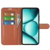 Phonesta Litchi Skin Book Wallet Case hoesje voor Xiaomi Redmi Note 15 Pro Plus / Xiaomi Poco M8 Pro - Bruin 3