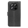 Phonesta Litchi Skin Book Wallet Case hoesje voor Xiaomi Redmi Note 15 Pro Plus / Xiaomi Poco M8 Pro - Zwart 2