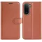 Phonesta Litchi Skin Book Wallet Case hoesje voor Xiaomi Redmi A7 Pro - Bruin