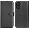 Phonesta Litchi Skin Book Wallet Case hoesje voor Oppo A6x - Zwart 0