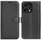 Phonesta Litchi Skin Book Wallet Case hoesje voor Oppo Reno15 - Zwart