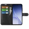 Phonesta Litchi Skin Book Wallet Case hoesje voor Oppo Reno15 - Zwart 3