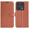 Phonesta Litchi Skin Book Wallet Case hoesje voor Motorola Signature - Bruin 0